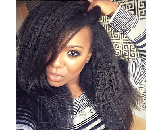 Clip In/on Human Hair Extension 100% Brazilian Hair Kinky - Etsy Clip In/on Human Hair Extension 100% Brazilian Hair Kinky - Etsy