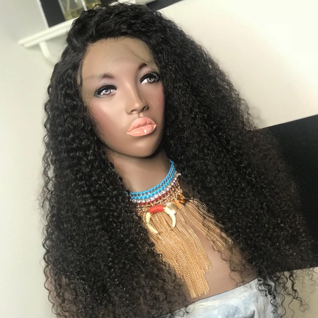 mongolian afro kinky curly full lace human hair wigs for black women good  quality full lace wigs human hair