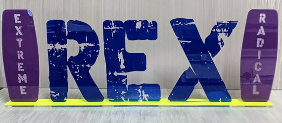 Custom Acrylic Cut Letter Centerpiece: Bar/Bat Mitzvah Decor