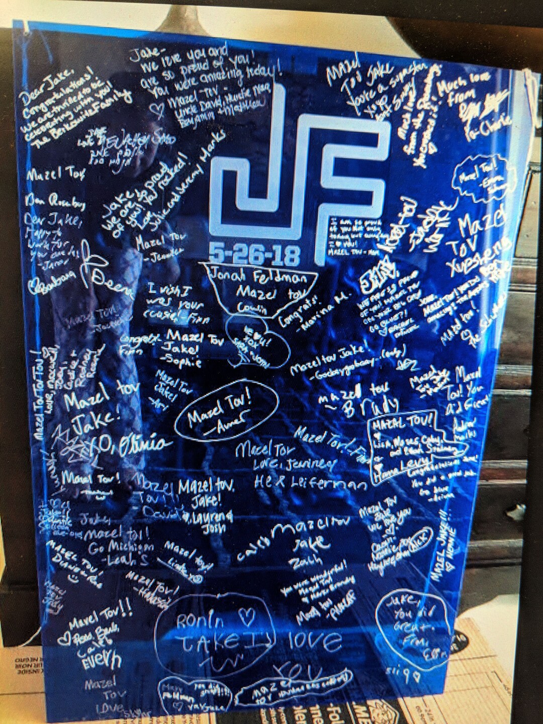 Guest Sign in Board ENGRAVED LOGO Guest Book Sign Bar/bat Etsy