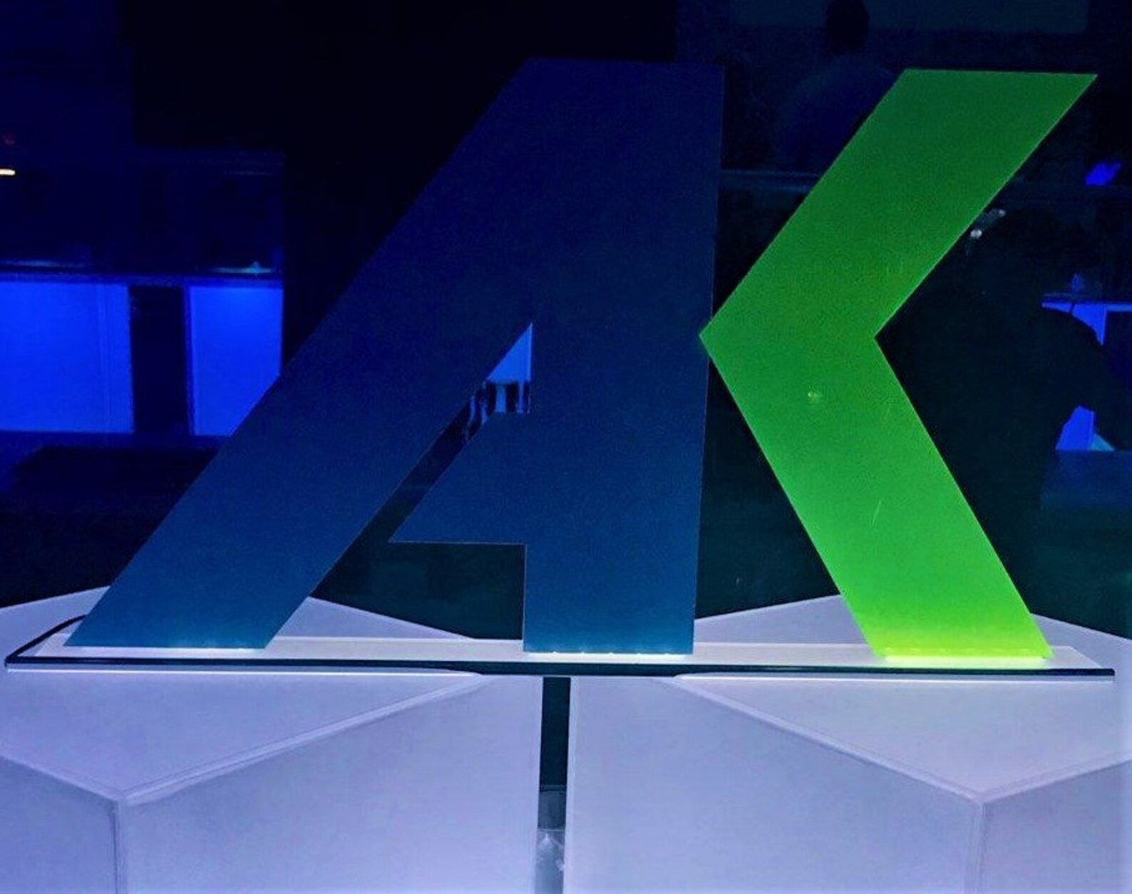 Large Acrylic Number Table Centerpiece: Custom Color & Font - Etsy
