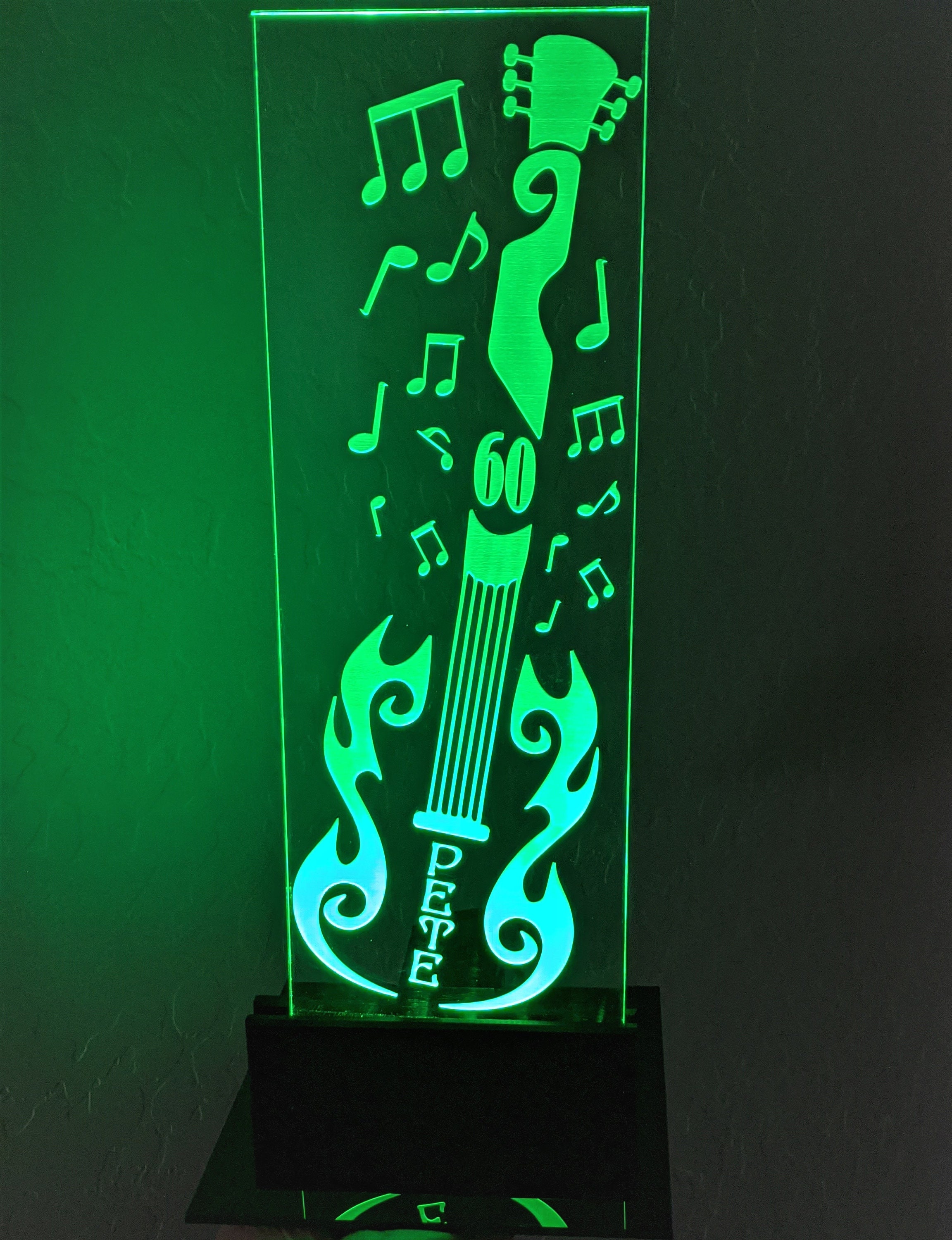 Bar/ Bat Theme Mitzvah - Instruments Music Guitar Birthday LED Illuminated Centerpiece Musical Etsy Notes