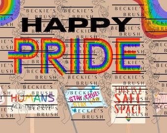 Editable Pride Month Banner Mockup
