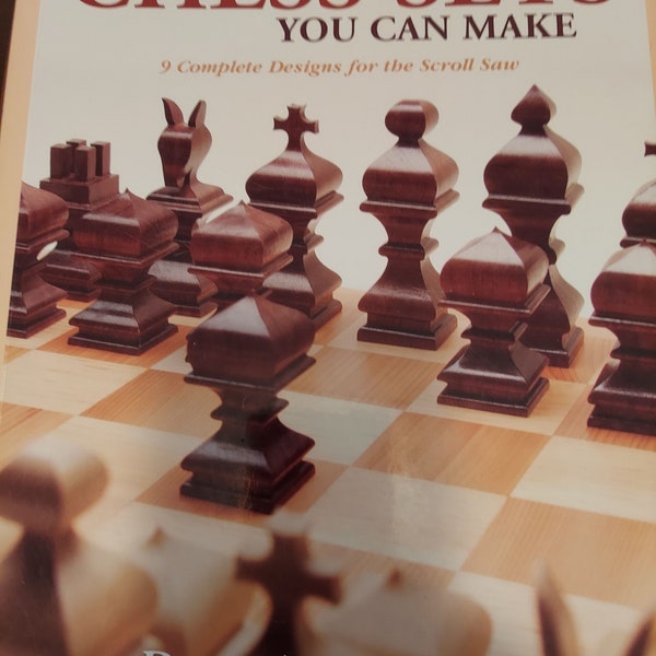 Chess Set Scroll Saw Pattern Etsy