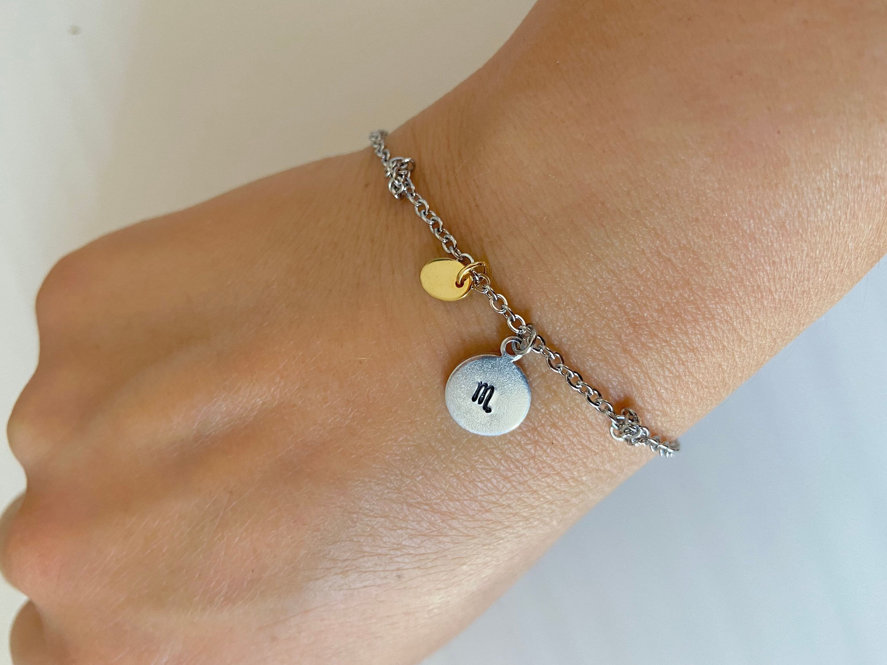 Miss Lovie Bracciale Donna In Tessuto Con Ciondolo Leone: Acciaio Inox, Cabochon 12mm, Regolabile, Fatto A Mano In Germania - 6