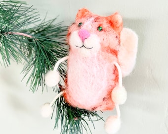 Pet loss figurine Cats are angels pet memorial Needle felted Cat with wings Cat with Angel Wings cute kitty animal felting unique gift kitty