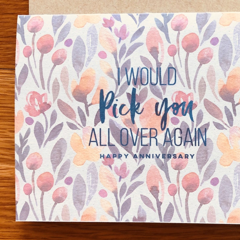 Flowers /& Fruit Anniversary Card