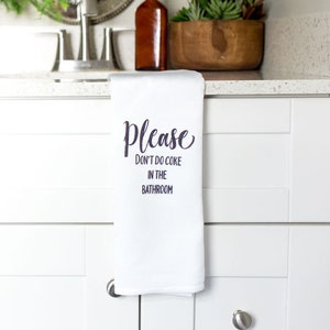 Funny bathroom towel, funny bath towel, Get naked, hand towel, bathroom decor, bath decor, powder room,  funny bathroom, housewarming gift