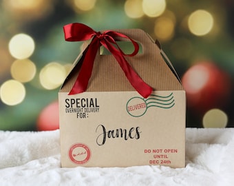 Personalized DIY Christmas Eve Box for Kids