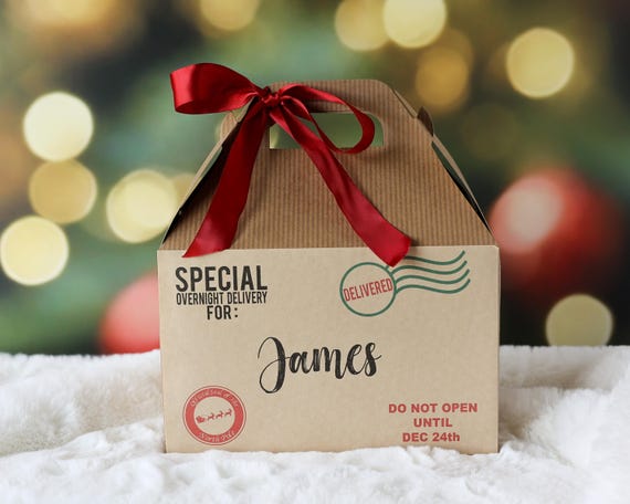 Personalized DIY Christmas Eve Box for Kids