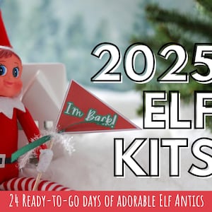 2025 Elfenset, elfenrekwisieten, kersttradities voor kinderen, elfaccessoires, minispeelgoed voor elf, elfenkwaad, elfkleding