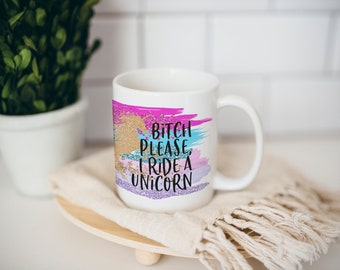 Unicorn Mug, Funny coffee mug, mature, gift for coffee, coffee mug, Gift for husband, coworker gift, statement mug, Funny sassy mug