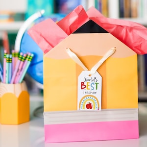 First Day of School Gift Tags: Teacher Appreciation Printable (PDF Download)