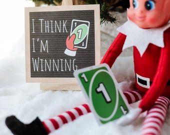 UNO Themed Elf Prop Set