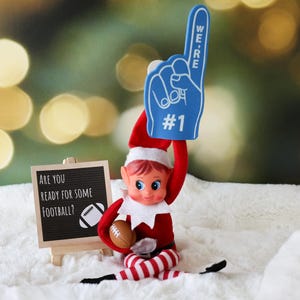 Elf Football Foam Finger Prop
