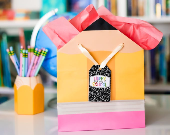 Featured listing image: First Day of School Gift Tags: Teacher Appreciation Printable (PDF Download)