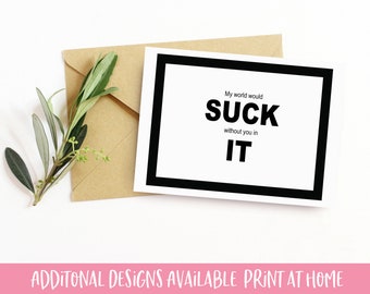 Printable Funny valentines cards, valentines gift for him, gift for her, Adult valentine card, valentines gift, I love you card
