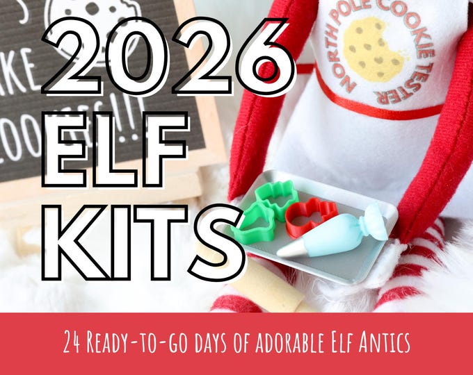 Featured listing image: 2026 Elf Kit: 24-Day Christmas Elf Prop Set