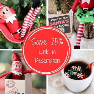 Printable Elf Hot Chocolate Stand: Miniature Cocoa Props, Elf Kit (Digital Download) image 8