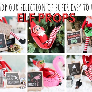 Printable Elf Hot Chocolate Stand: Miniature Cocoa Props, Elf Kit (Digital Download) image 9