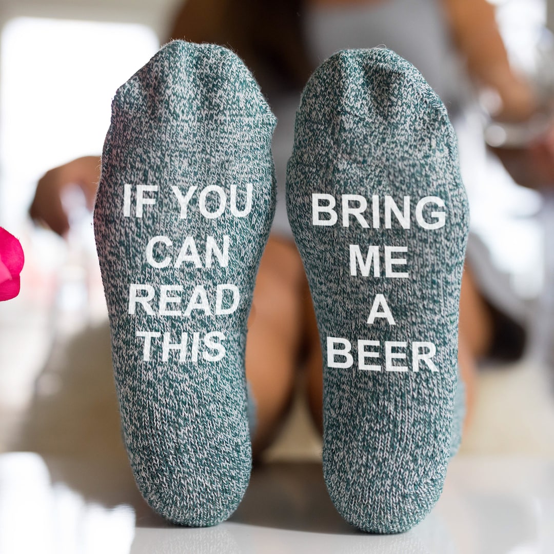 Beer Socks, Gift for Mom, 30th Birthday Gift for Her, Personalized ...