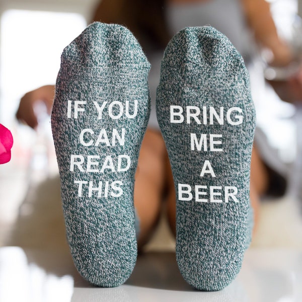 Beer Socks, Gift for mom, 30th birthday gift for her, Personalized socks, Wife birthday, Women gift idea, best friend Gift