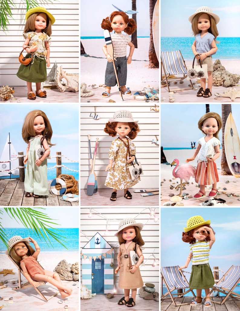 PDF Fashion e-Magazine for Paola Reina dolls Marta's Stories Sea Side Walk / Summer 2024 Bild 8