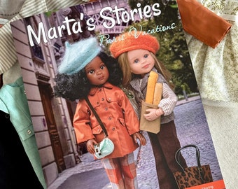 Fashion magazine for Paola Reins dolls Marta's Stories - Spring 2024 “Paris Vacations”