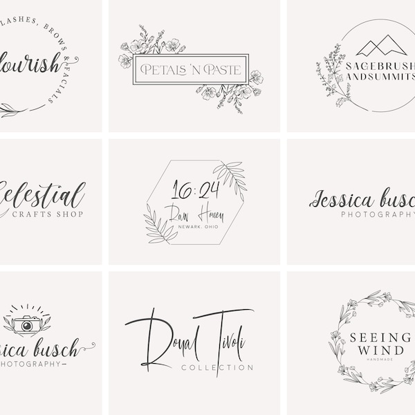 Logo, Logo design, Custom logo design, Hand drawn logo, Unique logo design, Minimalist Logo, Hand Drawn Logo, Business logo