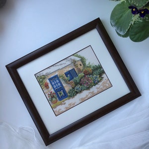 Quadro “Casetta con porta blu”
