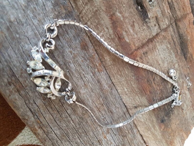 Gifts For Her Trifari Crystal Choker Vintage Rhinestone Crystals Vintage Trifari Crystal Necklace Wedding Bridal