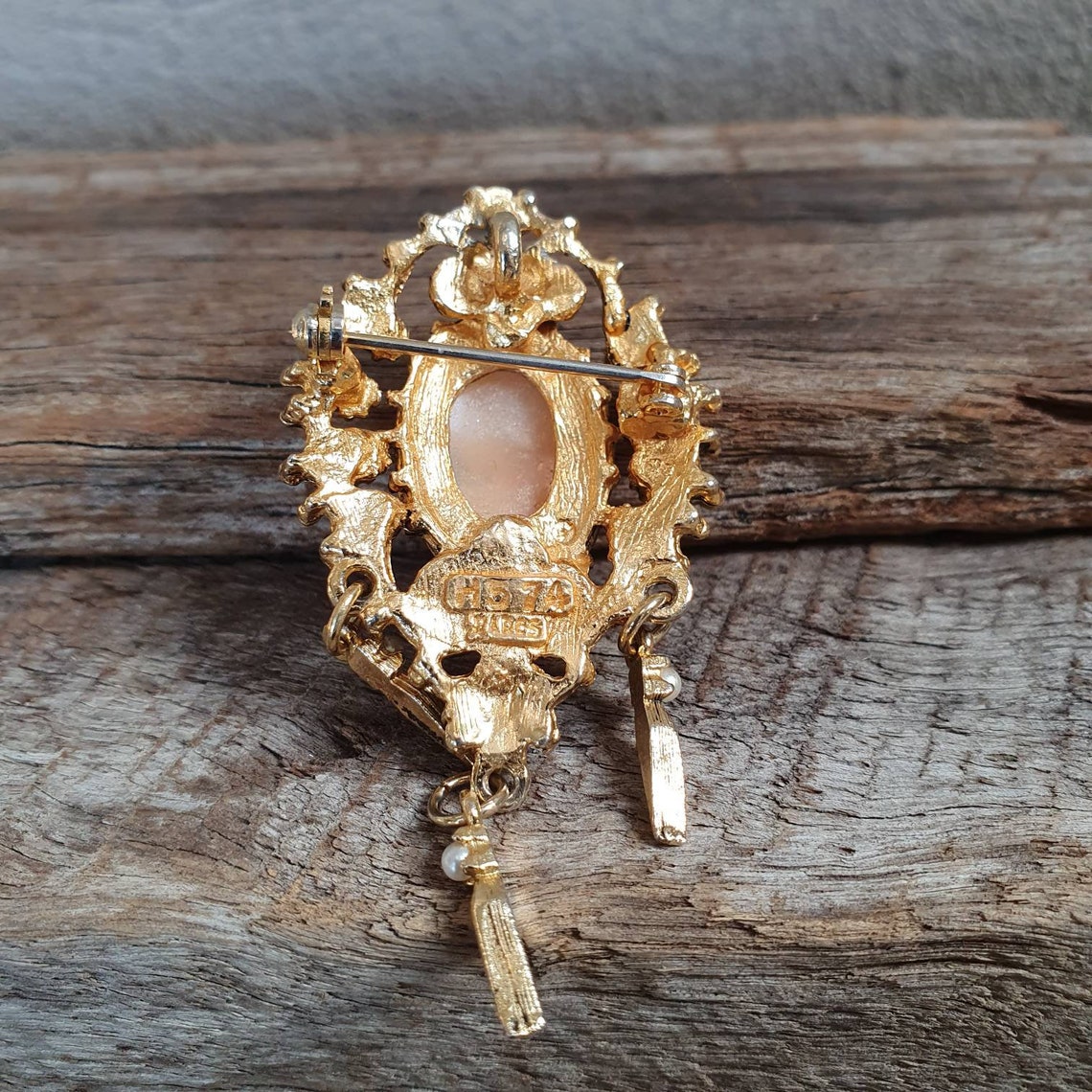 Vintage Barcs Cameo Brooch Shell Cameo Etsy Australia