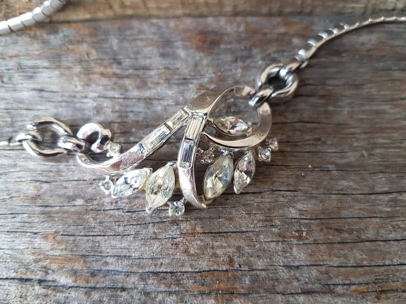 Gifts For Her Trifari Crystal Choker Vintage Rhinestone Crystals Vintage Trifari Crystal Necklace Wedding Bridal