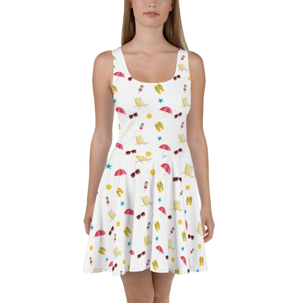 Image of Beach Themed Skater Dress