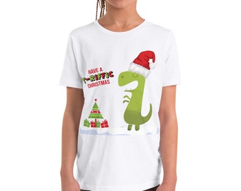 Have A T-Rific Christmas Youth Short Sleeve T-Shirt