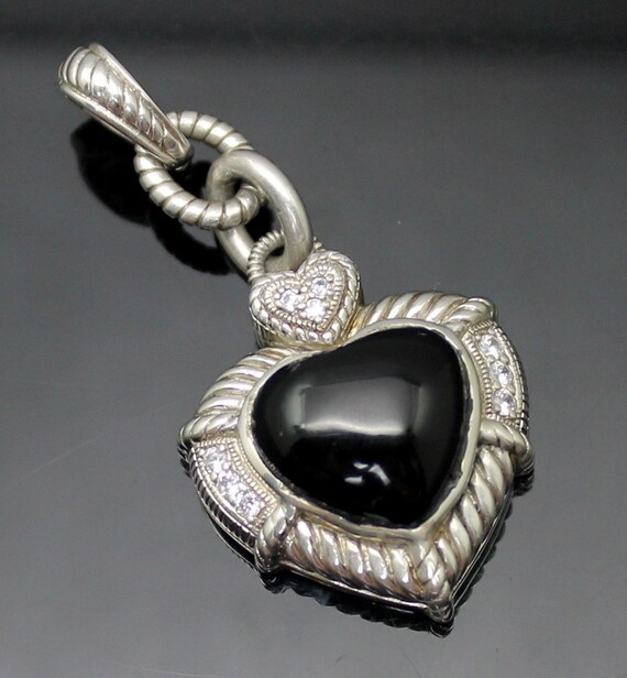 Diamonique italia Heart Lock Pendant