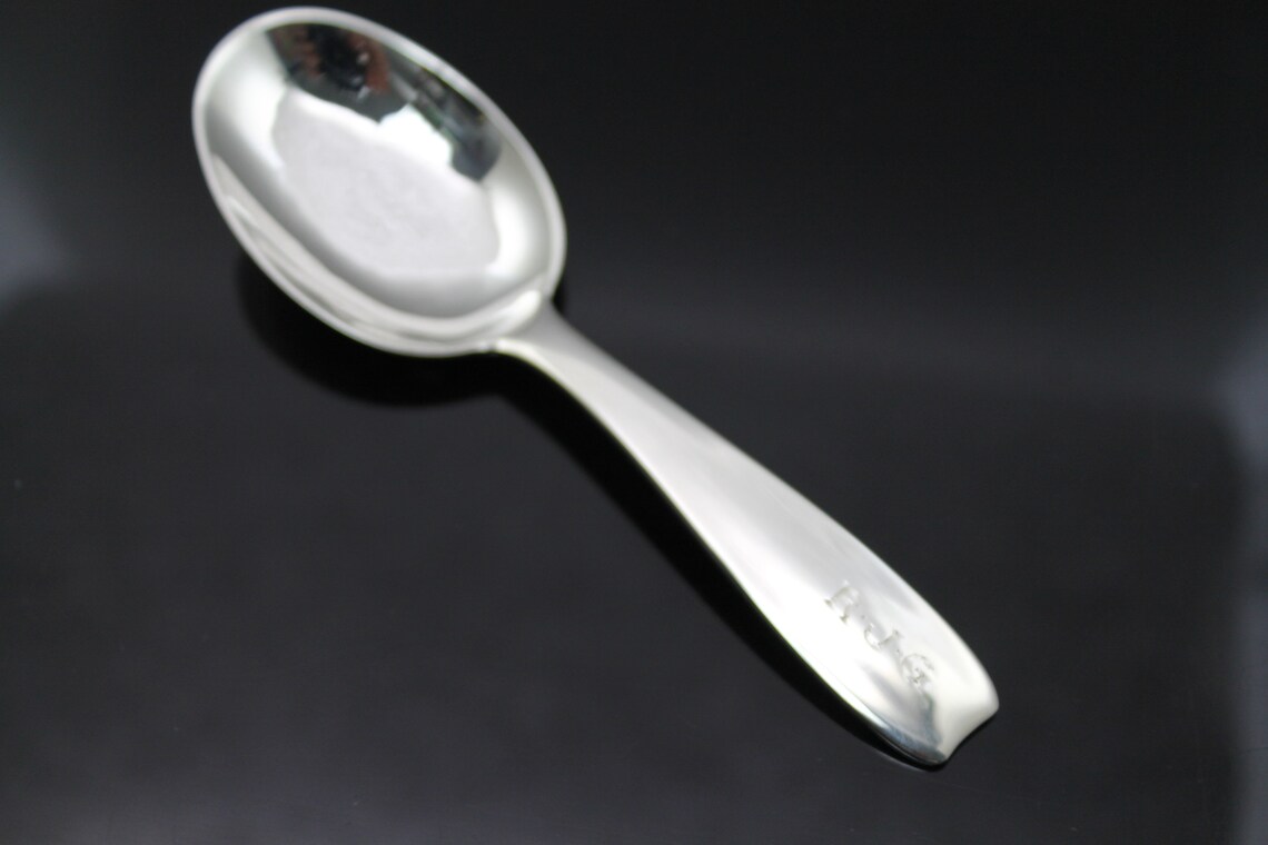 Vintage Tiffany & Co Sterling Silver Baby Spoon Engraved Etsy