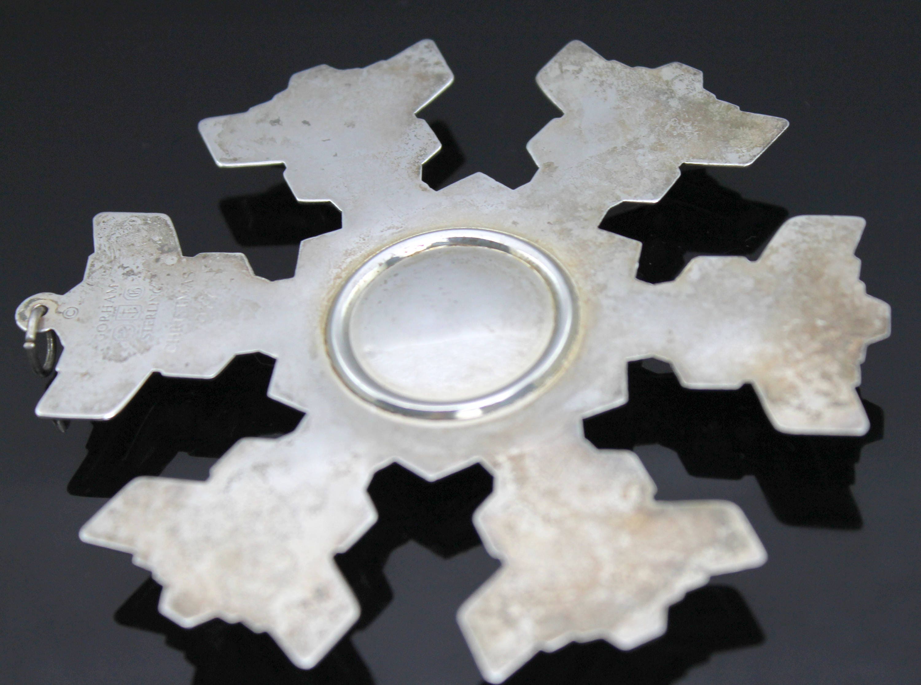 GORHAM 1977 Vintage Repousse Hollow Snowflake Collectible Christmas ...