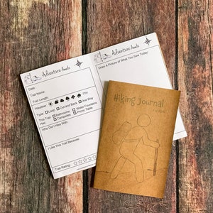 Journal de randonnée imprimable Little Kid, Carnet de randonnée, dossier de randonnée, journal de randonnée, journal de sentier, carnet de sentier, journal de la nature, cadeau, numérique