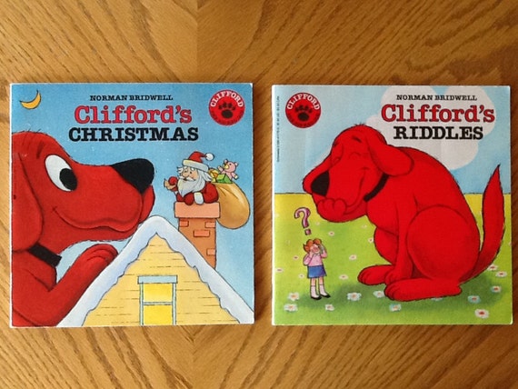 Clifford Le Gros Chien Rouge Livres Pour Enfants 2 Densemble Noël De Clifford Et énigmes De Clifford Très Bon état