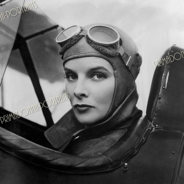 KATHARINE HEPBURN 5x7, 8x10, or 11x14 1933 "Christopher Strong" Aviatrix Movie Star Glamour Portrait