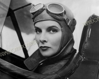 KATHARINE HEPBURN 5x7, 8x10, or 11x14 1933 "Christopher Strong" Aviatrix Movie Star Glamour Portrait