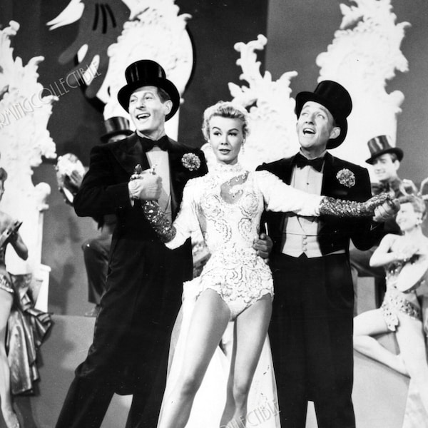 WHITE CHRISTMAS 5x7 or 8x10 Bing Crosby, Vera-Ellen, & Danny Kaye 1954 Vintage Musical Movie Still Portrait