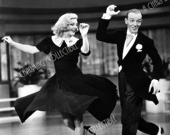 GINGER ROGERS and Fred Astaire Wall Hanging Wall Art, Photo Print Hollywood Photo Print, Art Print Photograph Wall Art,&quot;