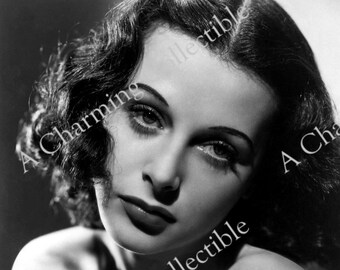 HEDY LAMARR 5x7 8x10 or 11x14 Photo Print Sexy Hollywood Actress Dorm Decor Girls Room Art Wall Art Vintage Actress Movie Star Theater