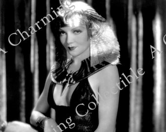 Claudette Colbert 5x7, 8x10 or 11x14 Photo Print Sexy Hollywood Wall Art Portrait Hollywood Classic Print Beautiful Actress