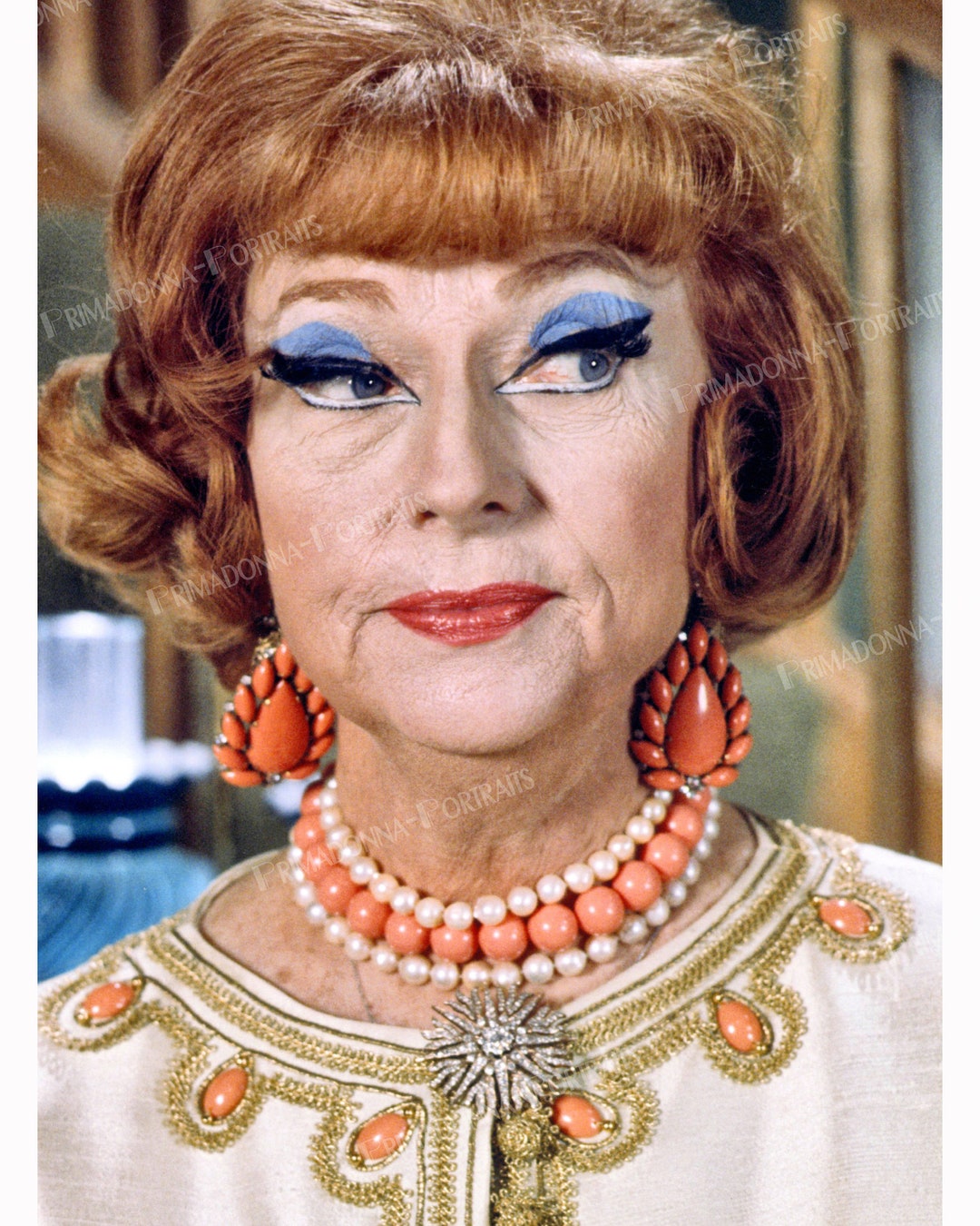 AGNES MOOREHEAD bewitched COLOR 5x7 or 8x10 Television Series Photo