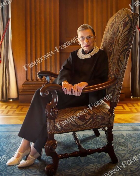 US Supreme Court Judge RUTH BADER GINSBURG Glossy 8x10 Photo Print Poster