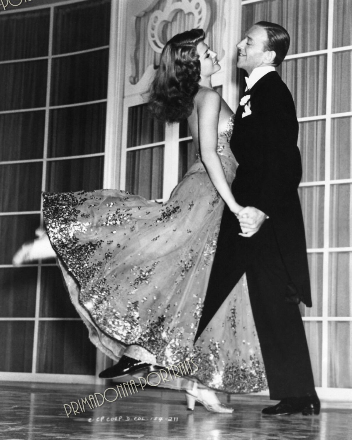 Fred Astaire Rita Hayworth 5x7 Or 8x10 Photo Print 1940s Dancing Fred Astaire Rita Hayworth 5x7 Or 8x10 Photo Print 1940s Dancing
