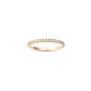 14k Diamond Eternity Ring, Cute Diamond Ring, Diamond Stackable Ring, Gift For Her, Diamond Wedding Ring, Simple Diamond Band